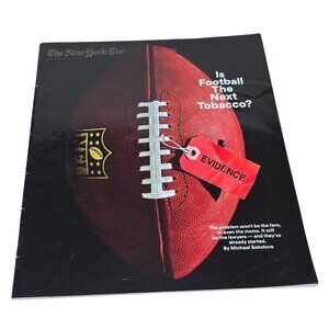The New York Times Magazine November 9 2014 Is Football the Next Tobacco NFL Law